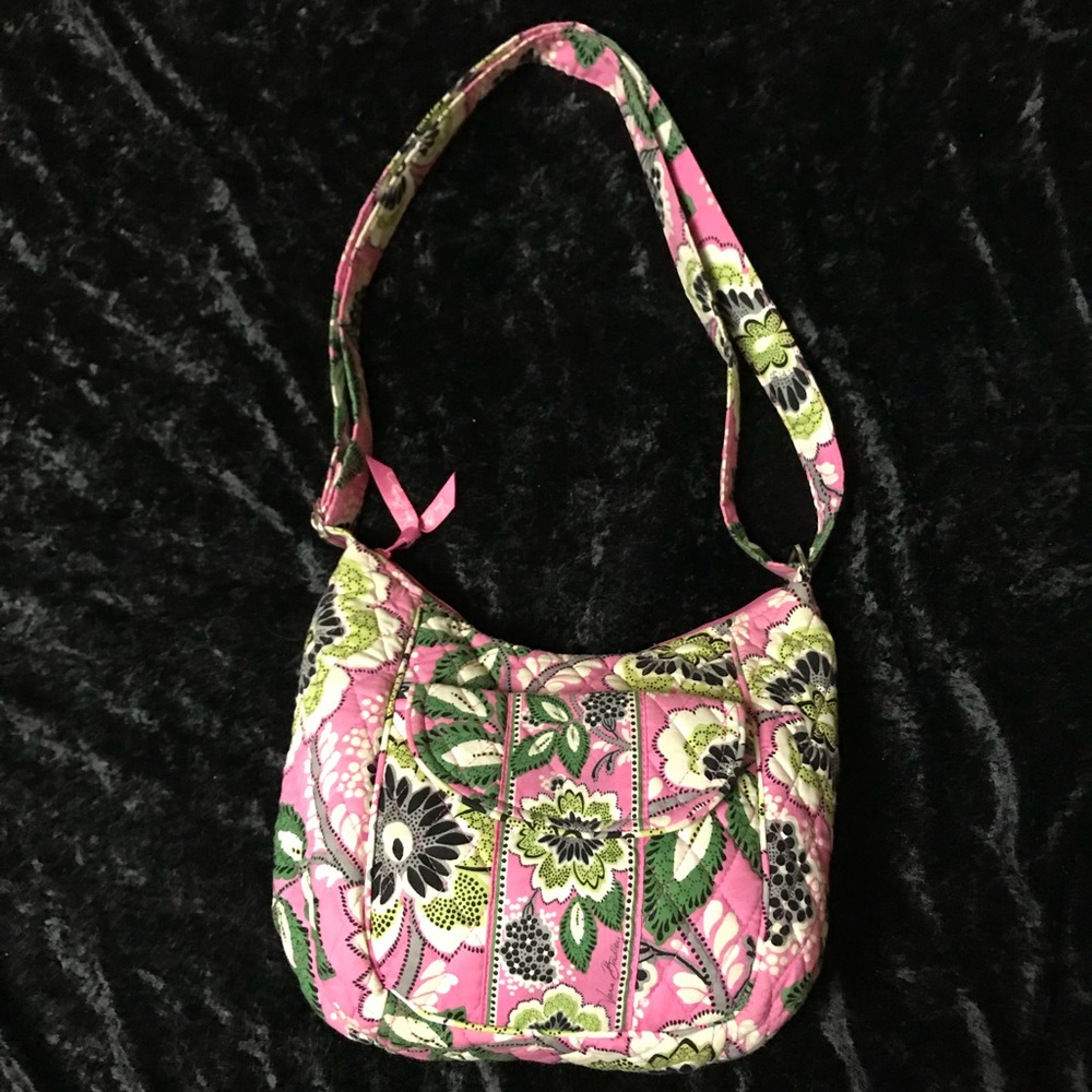 Vera Bradley Priscilla Pink Clare Crossbody Bag